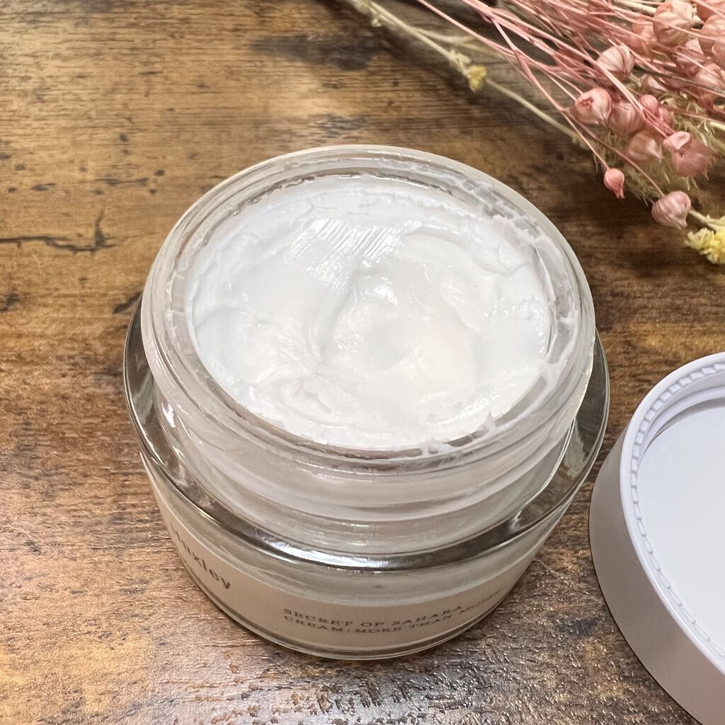 クリーム；モアザンモイスト/Huxley/フェイスクリームを使ったクチコミ（2枚目）