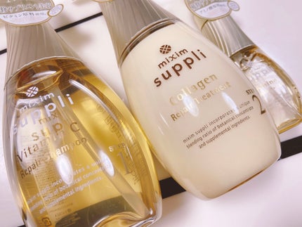 ビタミン リペアシャンプー/コラーゲン リペアヘアトリートメント/mixim suppli/市販シャンプーを使ったクチコミ(2枚目)