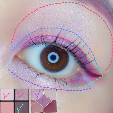 アイカラーレーション/LUNASOL/アイシャドウパレットを使ったクチコミ（2枚目）