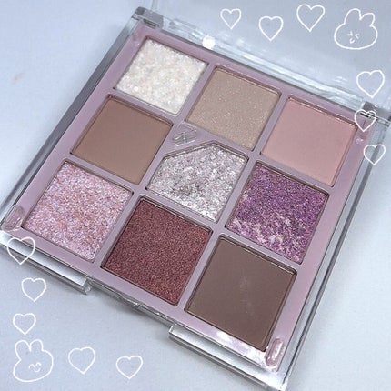 グリッターペディアアイパレット/unleashia/アイシャドウパレットを使ったクチコミ(2枚目)