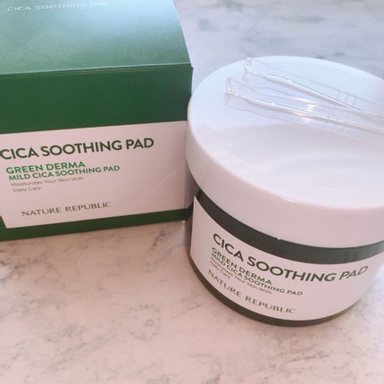 グリーンダーマCICAエッセンシャルパッド/ネイチャーリパブリック/トナーパッドを使ったクチコミ(1枚目)