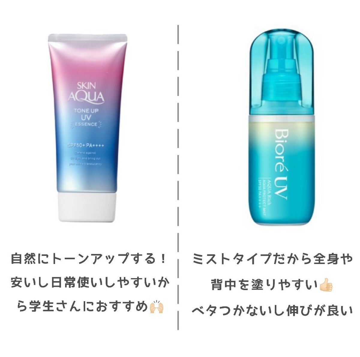ニベアUV ウォータージェル SPF50/ニベア/日焼け止めジェルを使ったクチコミ（2枚目）