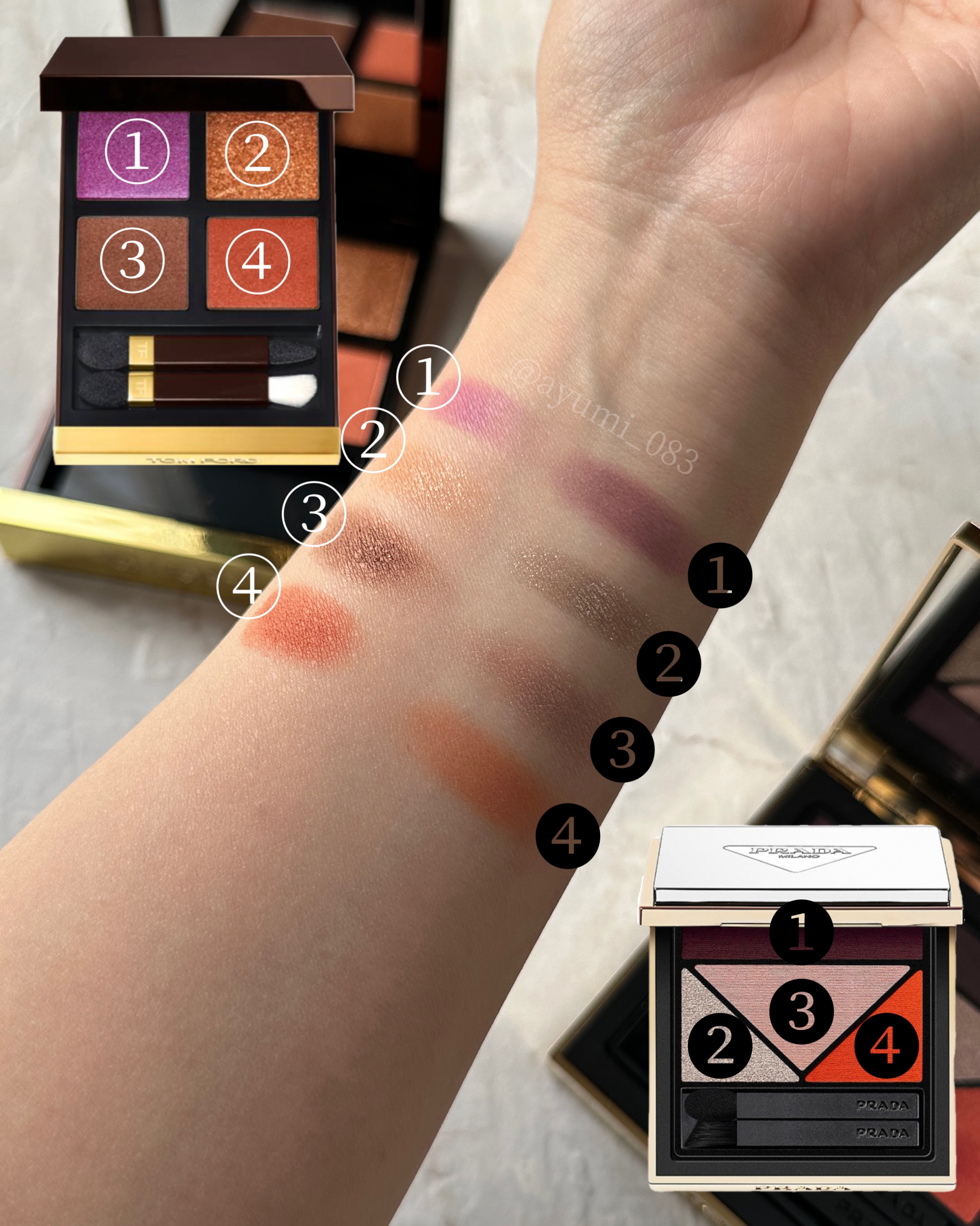 アイ カラー クォード/TOM FORD BEAUTY/アイシャドウパレットを使ったクチコミ（2枚目）