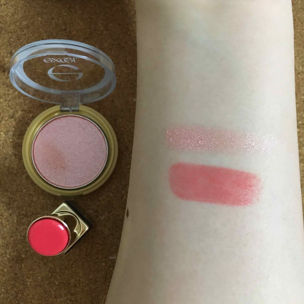 シャイニーシャドウ N/excel/単色アイシャドウを使ったクチコミ（2枚目）