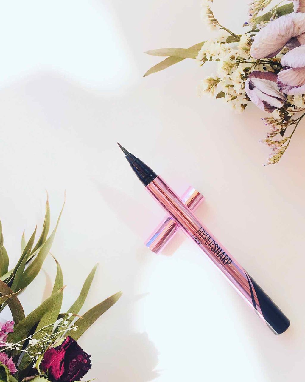 ハイパーシャープ ライナー R BR-4 プラムブラウン/MAYBELLINE NEW YORK/リキッドアイライナーを使ったクチコミ（1枚目）