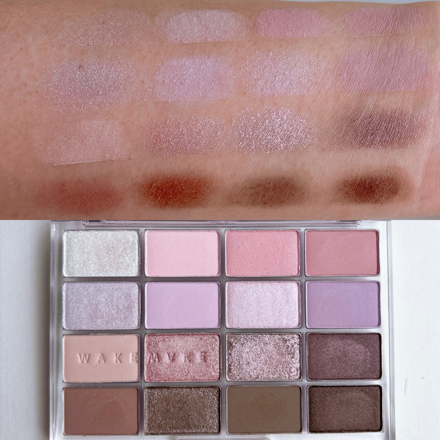 ソフトブラーリングアイパレット/wakemake/アイシャドウパレットを使ったクチコミ(3枚目)