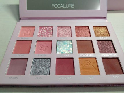 GO TRAVEL 15色アイシャドウパレット/FOCALLURE/アイシャドウパレットを使ったクチコミ(3枚目)