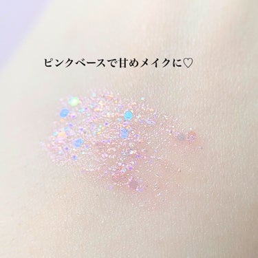 HOLIKA HOLIKA アイスパングルグリッターのクチコミ「ホリカホリカの大粒グリッター✨

✔︎ホリカホリカ
アイスパングルグリッター
4号ユニコーンパ.....」（3枚目）