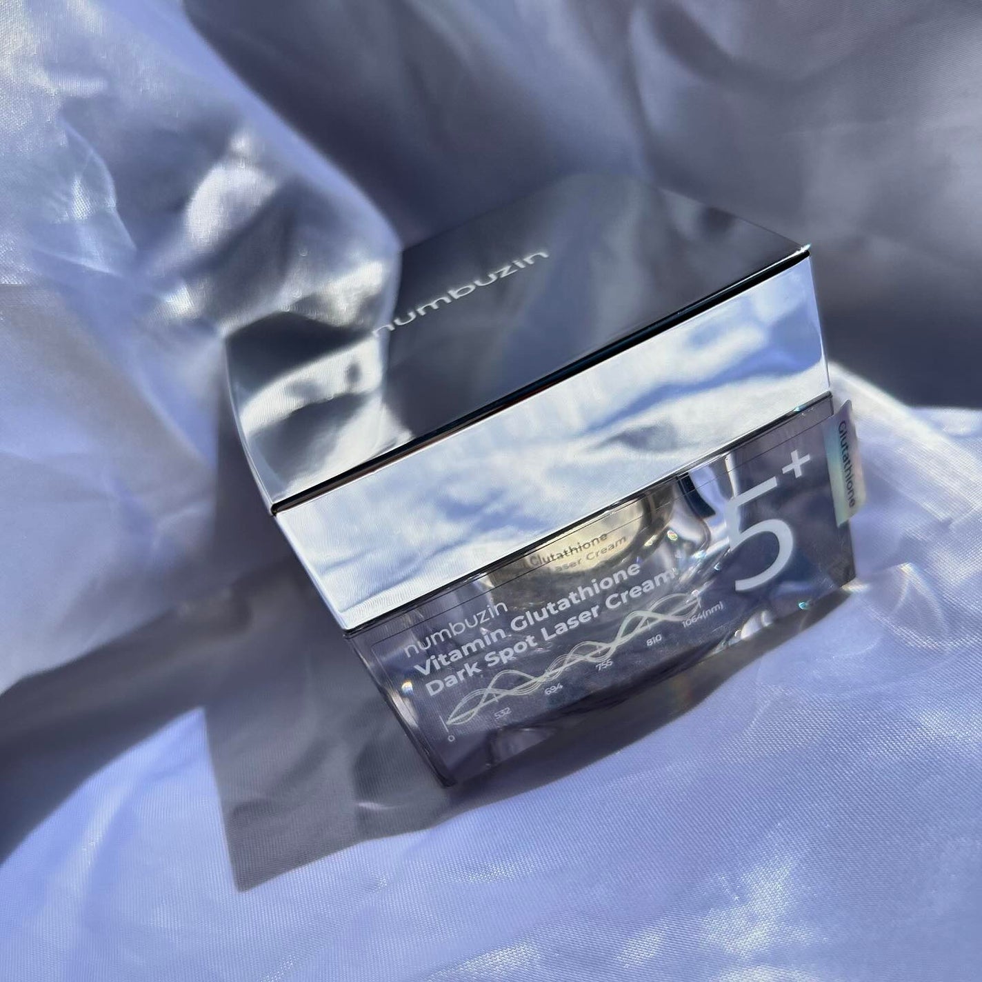 5番 白玉グルタチオンCメラゼロクリーム/numbuzin/フェイスクリームを使ったクチコミ(2枚目)