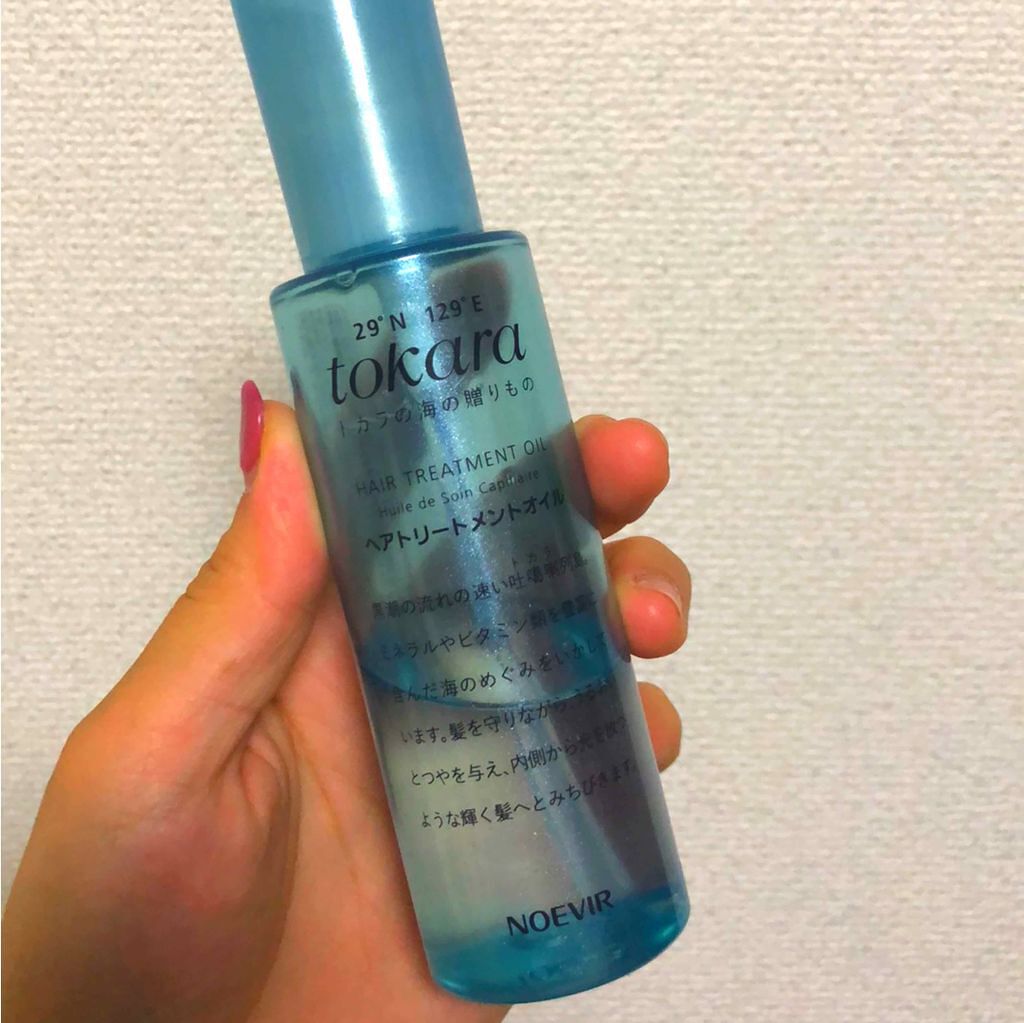 トカラの海のヘアトリートメントオイル/ノエビア/ヘアオイルを使ったクチコミ（1枚目）