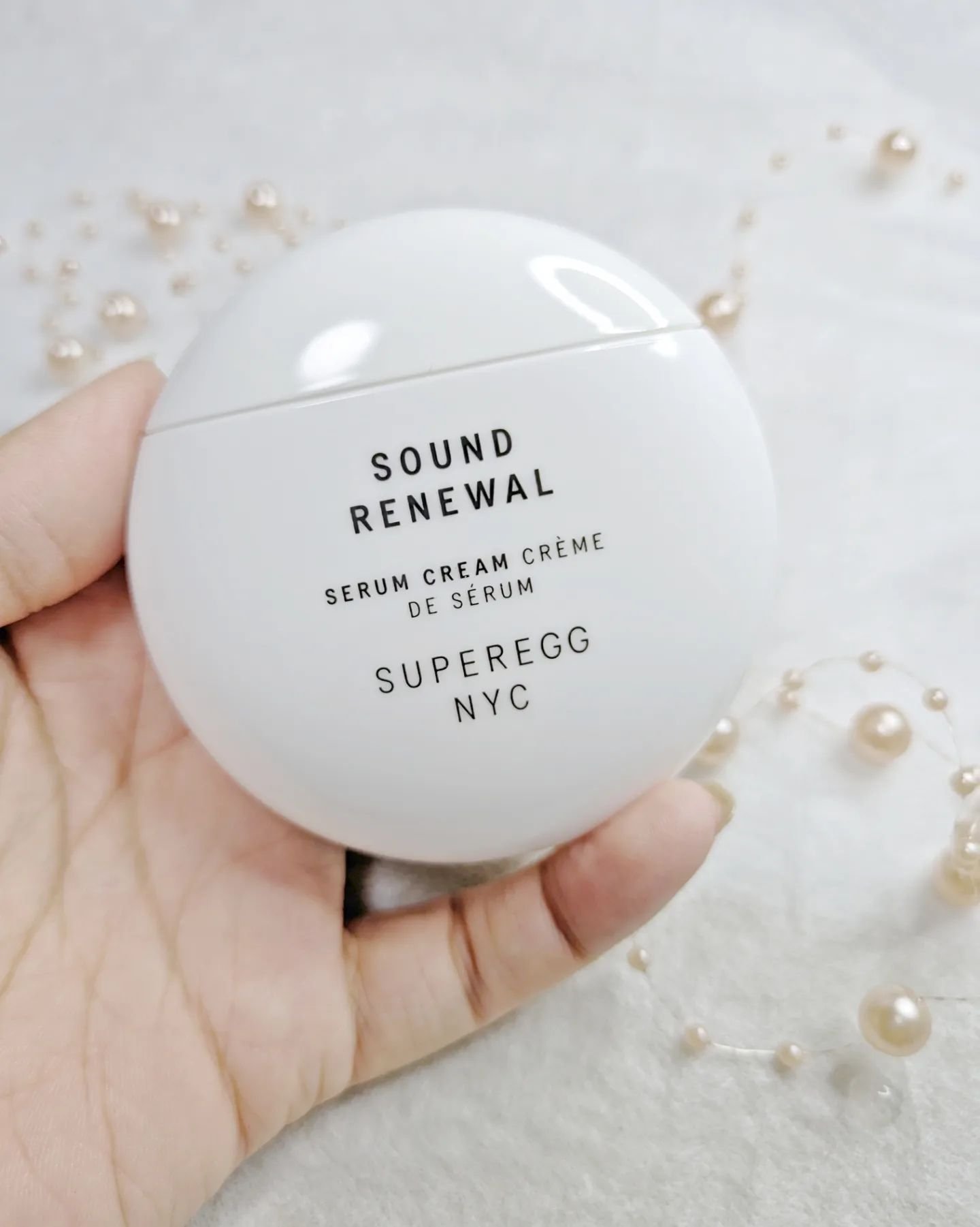 サウンド リニューアル セラムクリーム/SUPEREGG /フェイスクリームを使ったクチコミ（2枚目）