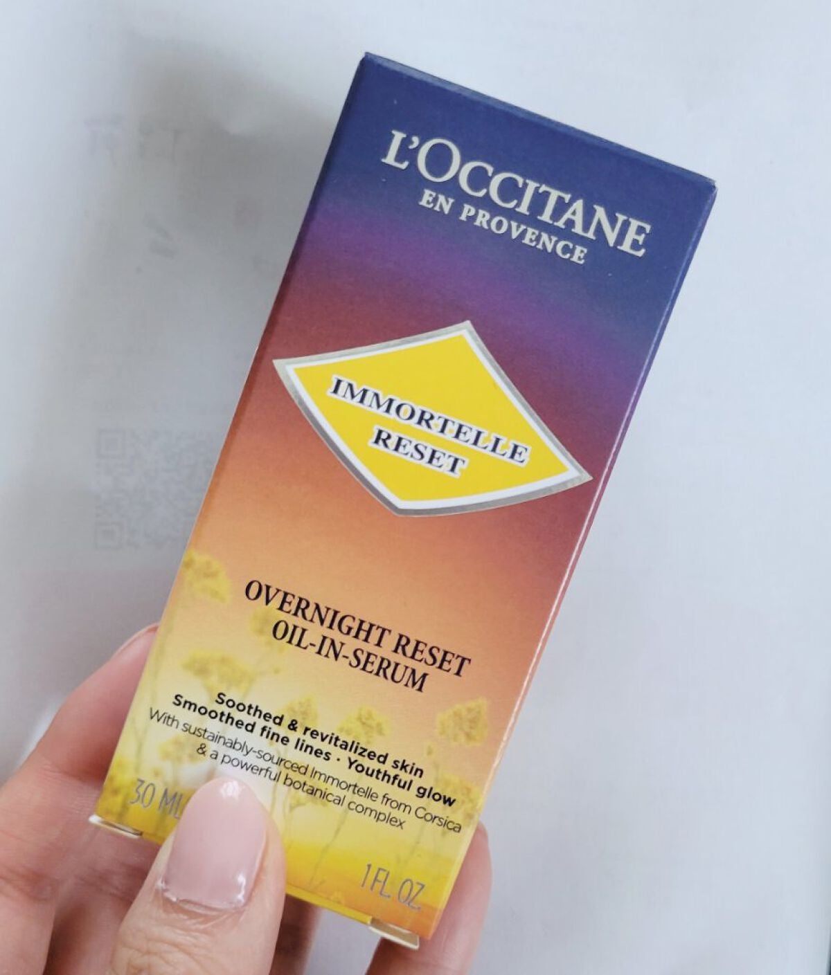 イモーテル オーバーナイトリセットセラム/L'OCCITANE/美容液を使ったクチコミ(5枚目)