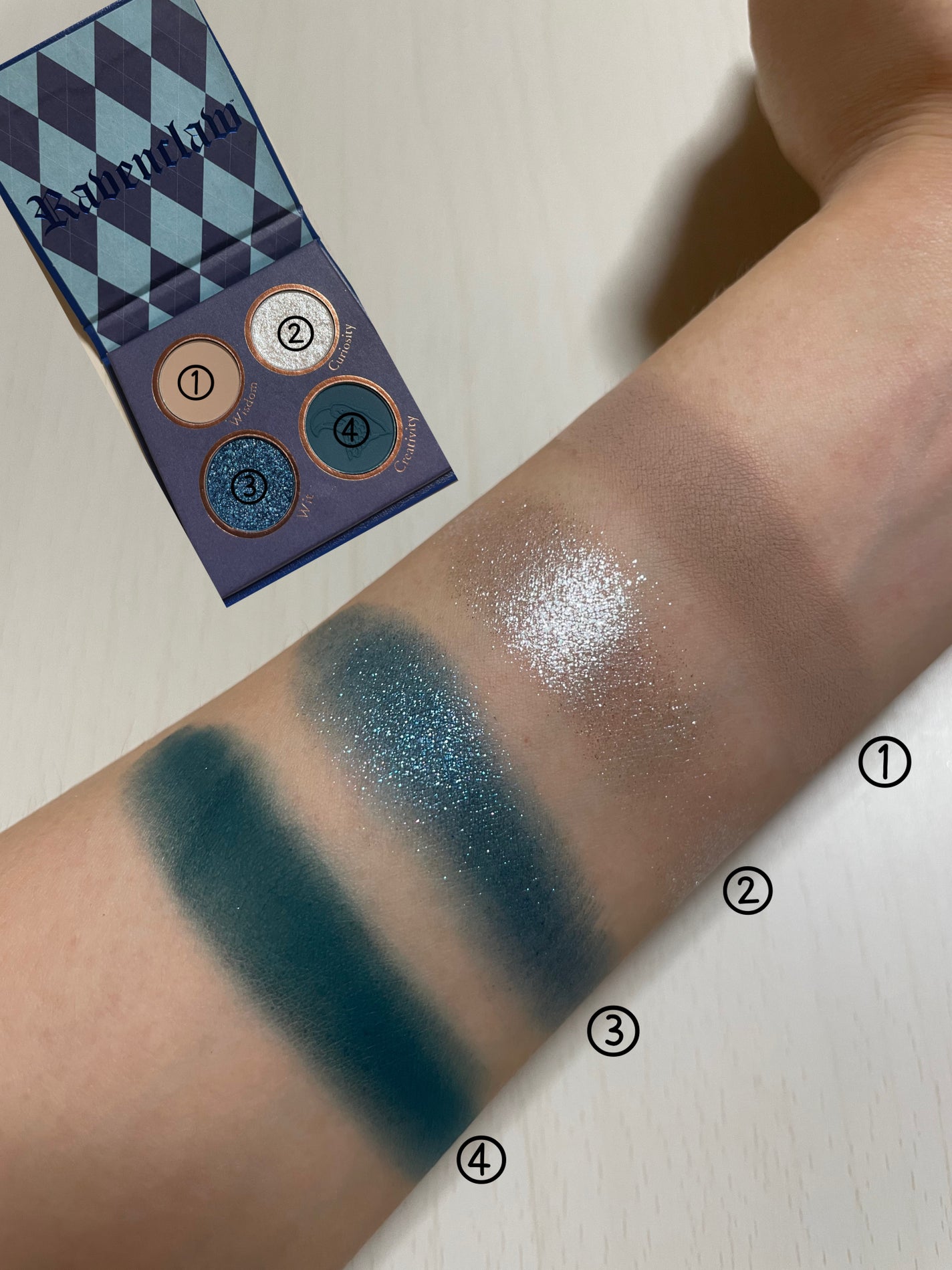 ハリーポッター ホグワーツの家パレット/SHEGLAM/アイシャドウパレットを使ったクチコミ(4枚目)