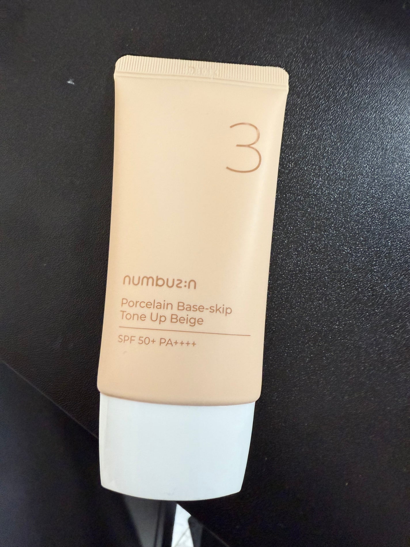 3番 ノーファンデ陶器肌トーンアップクリーム/numbuzin/化粧下地を使ったクチコミ(1枚目)