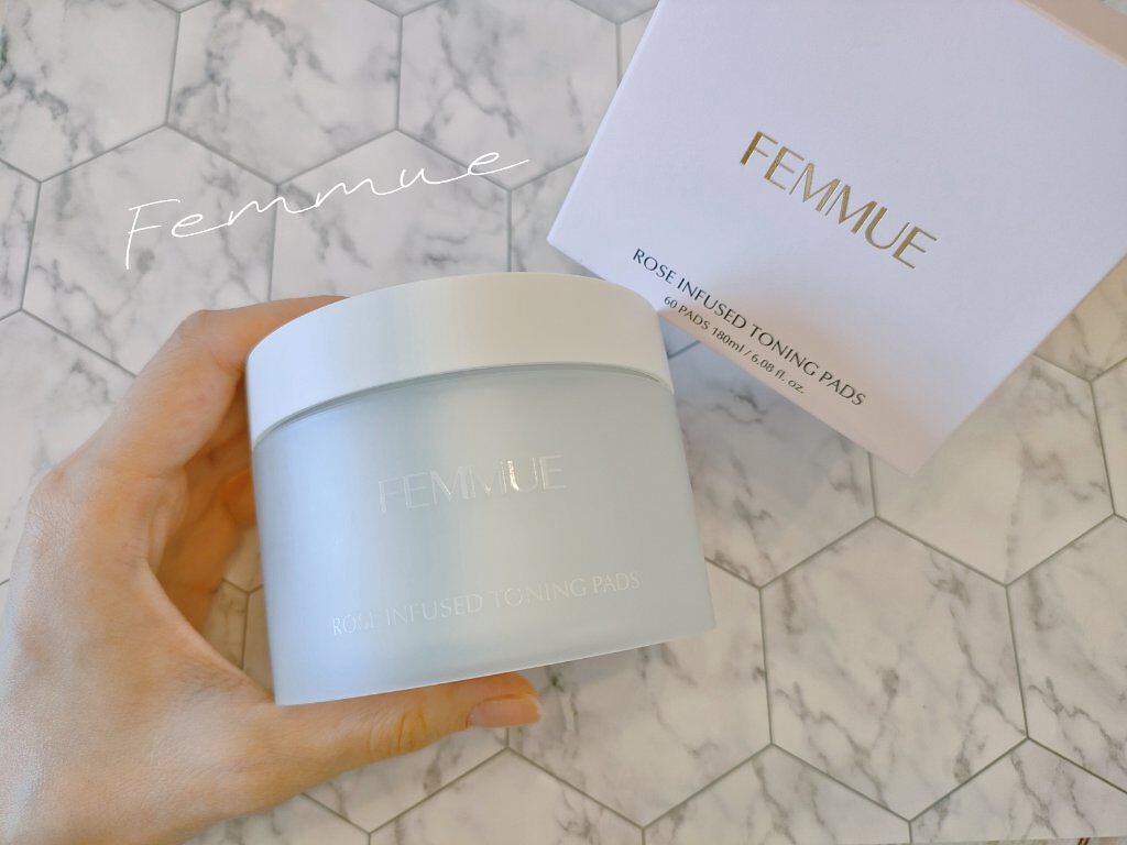 ローズインフューズド トーニングパッド/FEMMUE/拭き取り化粧水を使ったクチコミ(1枚目)