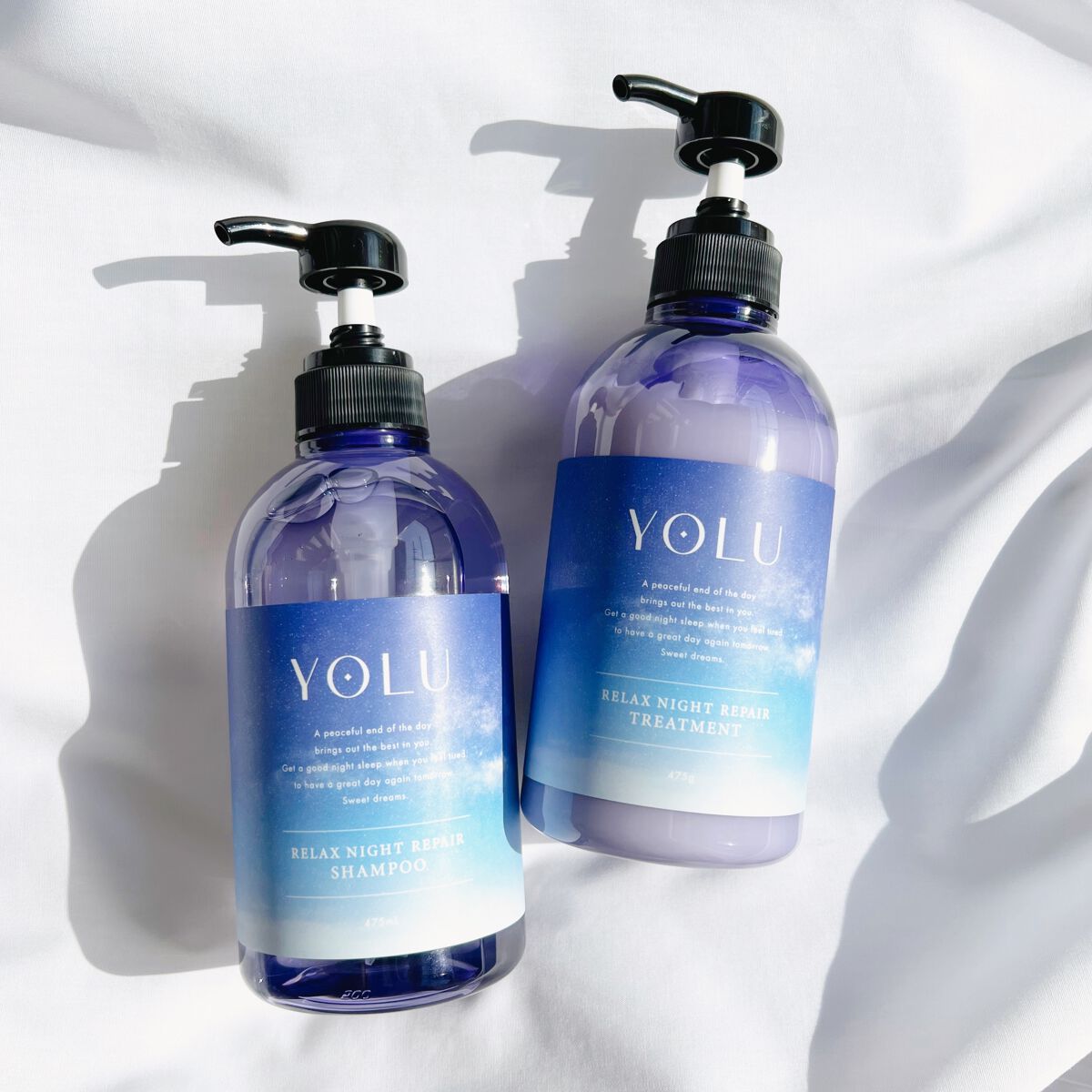 リラックスナイトリペア シャンプー／トリートメント/YOLU/市販シャンプーを使ったクチコミ（1枚目）