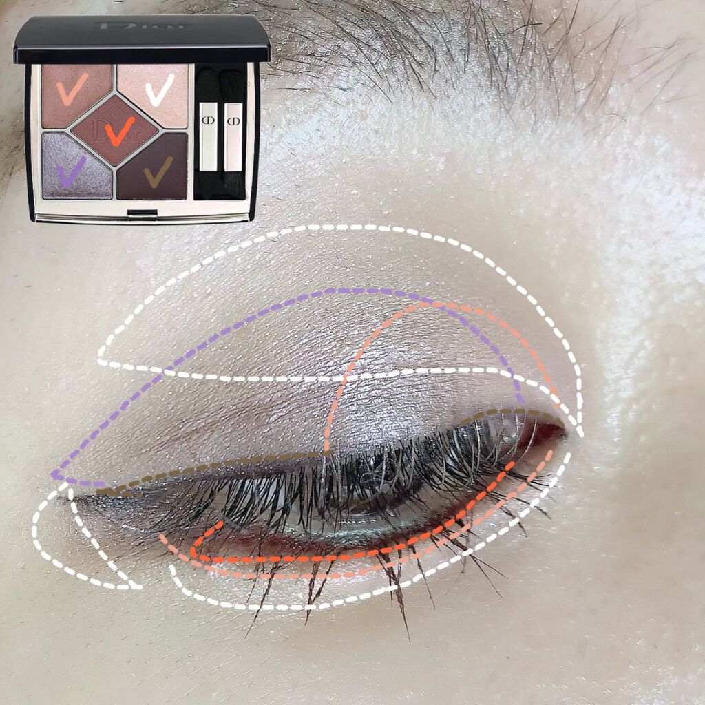 【旧】サンク クルール クチュール/Dior/アイシャドウパレットを使ったクチコミ(3枚目)