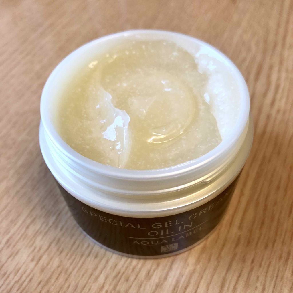 スペシャルジェルクリーム(オイルイン)/アクアレーベル/オールインワン化粧品を使ったクチコミ（2枚目）