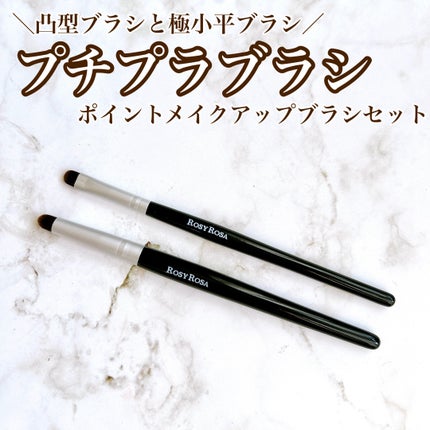 ポイントメイクアップブラシセット/ロージーローザ/メイクブラシを使ったクチコミ(1枚目)