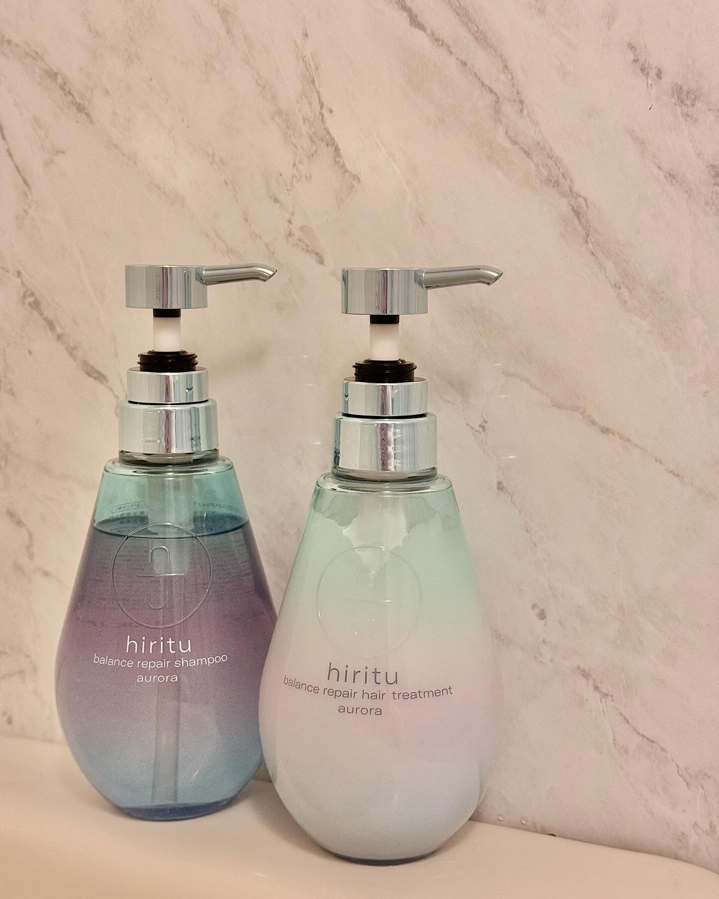 ヒリツ バランスリペアシャンプー/ヘアトリートメント オーロラ/hiritu/市販シャンプーを使ったクチコミ（1枚目）