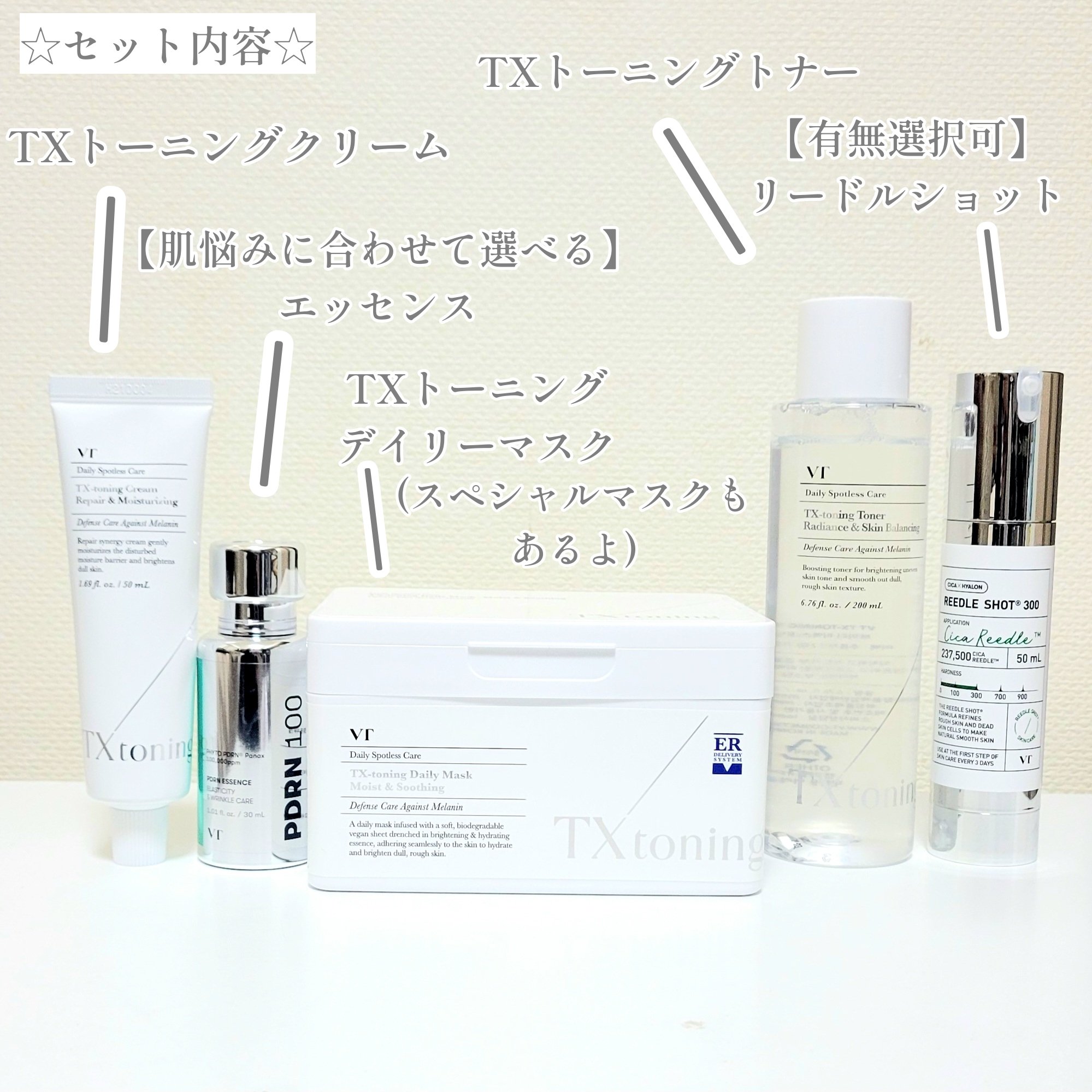 TXトーニングデイリーマスク/VT/その他スキンケアを使ったクチコミ（2枚目）