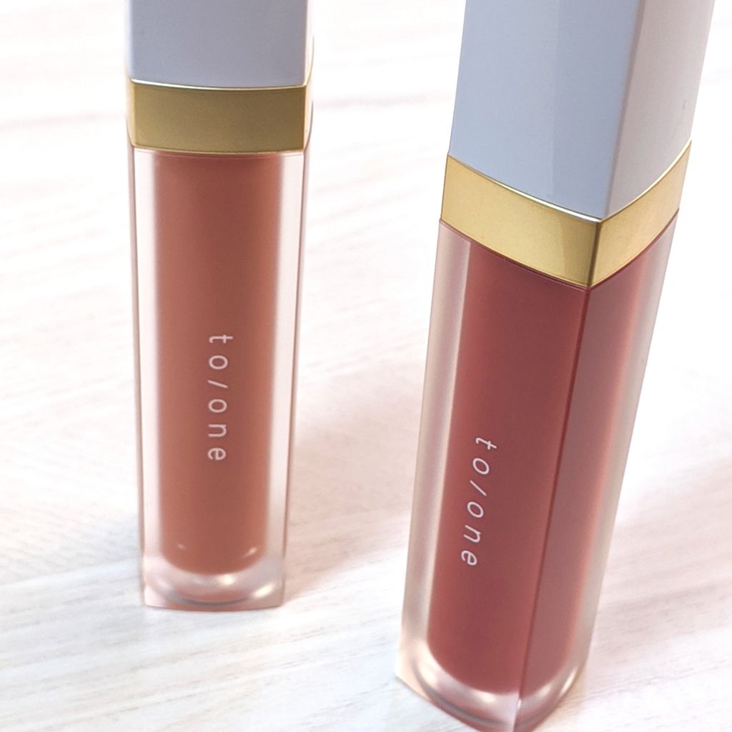 トーン ペタル エッセンス カラー バター/to/one/リップグロスを使ったクチコミ(1枚目)