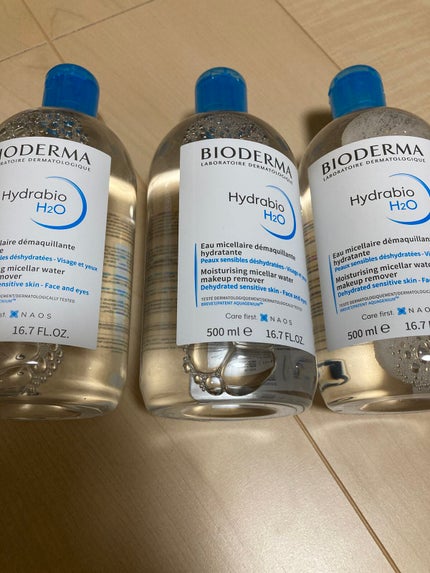 イドラビオ エイチツーオー 500ml/ビオデルマ/クレンジングウォーターを使ったクチコミ(1枚目)
