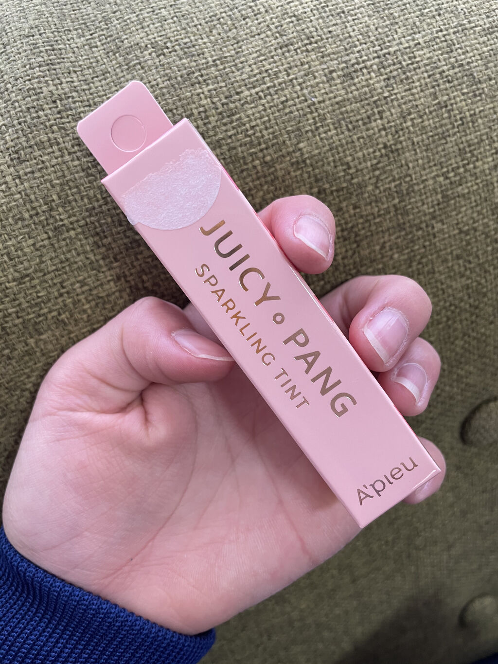 アピュー ジューシーパン スパークリングティント/A’pieu/口紅を使ったクチコミ（2枚目）