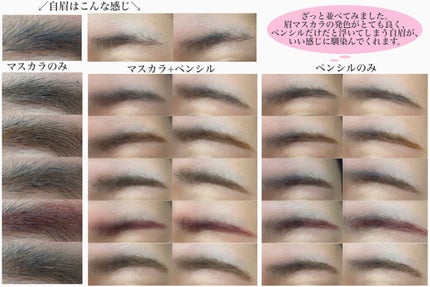 ブロウインク カラーティントデュオ/MAYBELLINE NEW YORK/眉ティントを使ったクチコミ(3枚目)