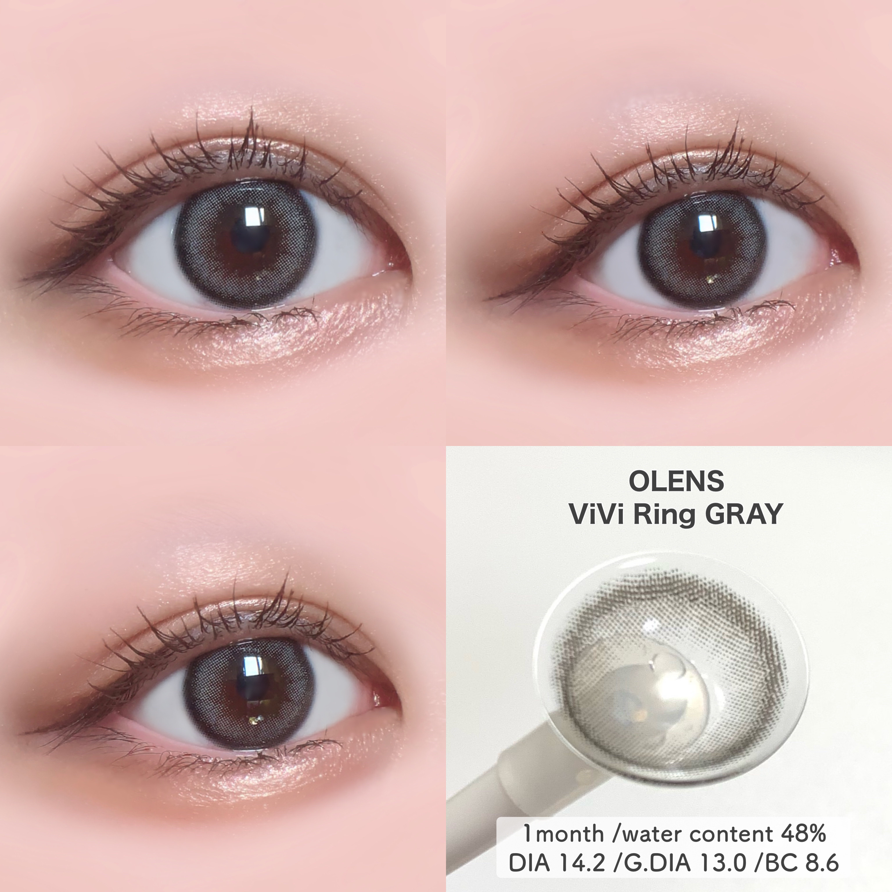 ViVi Ring 1Month/OLENS/カラーコンタクトレンズを使ったクチコミ（3枚目）