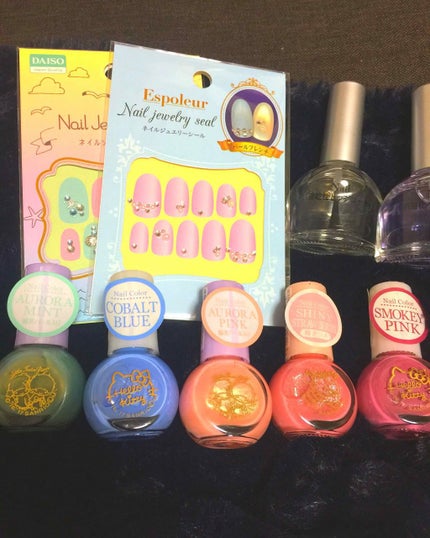 サンリオネイル/DAISO/マニキュアを使ったクチコミ(1枚目)