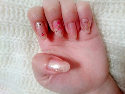 しずくネイルシール/キャンドゥ/ネイルシールを使ったクチコミ(2枚目)