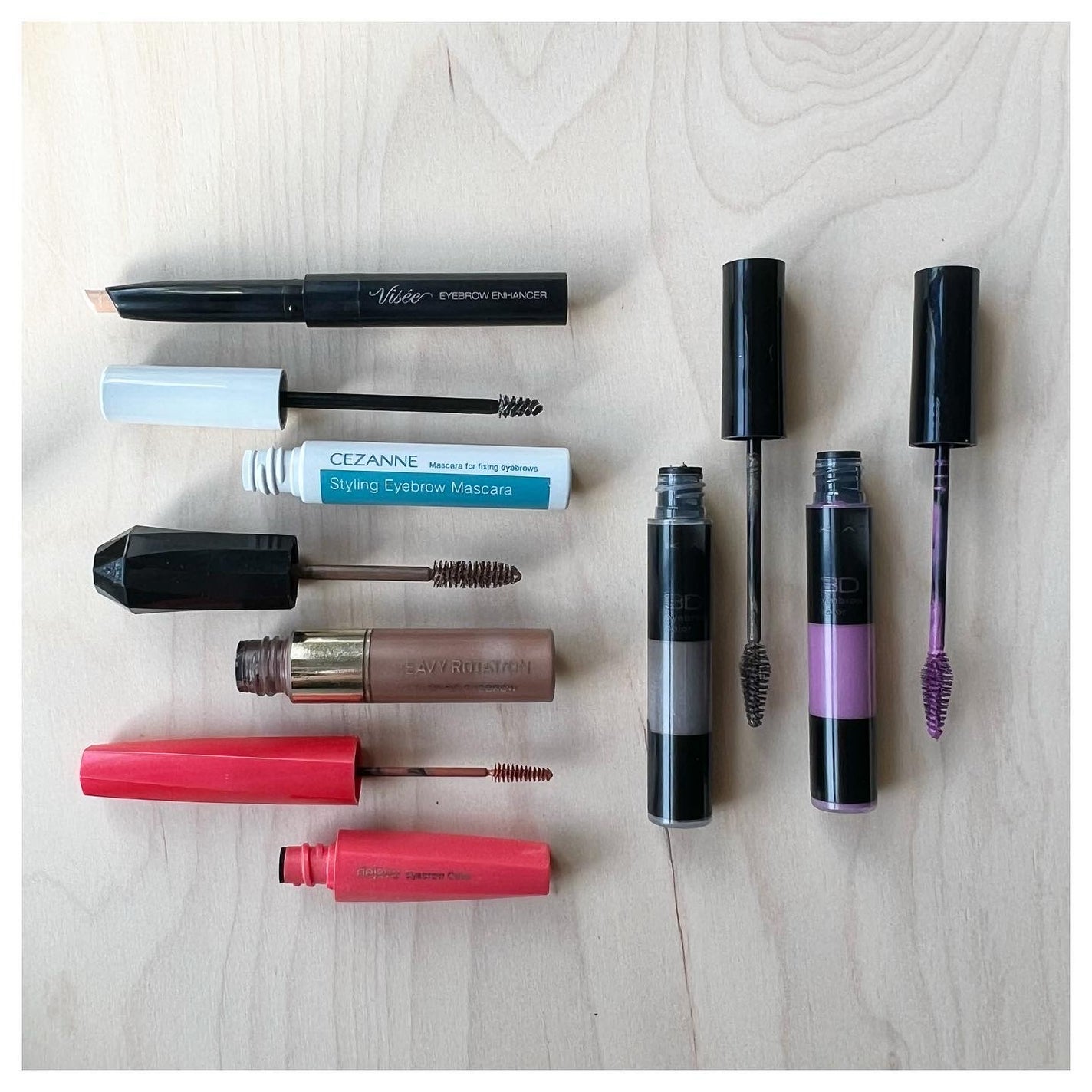 カラーリングアイブロウ/ヘビーローテーション/眉マスカラを使ったクチコミ(3枚目)