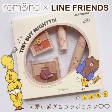 LINE FRIENDS EDITION/rom&nd/メイクアップキットを使ったクチコミ（1枚目）