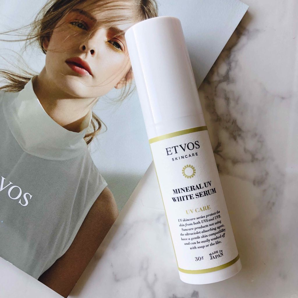 ミネラルUVホワイトセラム/エトヴォス/日焼け止めローションを使ったクチコミ（1枚目）