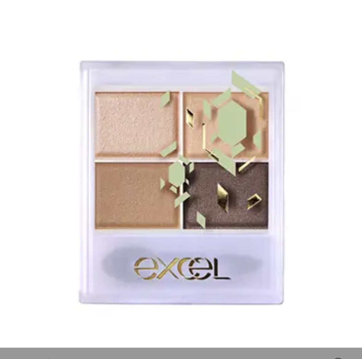 スキニーリッチシャドウ SR01'23 ベージュブラウン(限定デザイン)/excel/アイシャドウパレットを使ったクチコミ（1枚目）