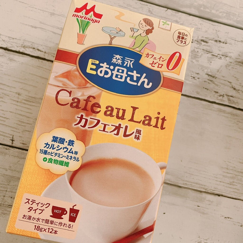 Eお母さん カフェオレ風味/森永乳業/ドリンクを使ったクチコミ(1枚目)