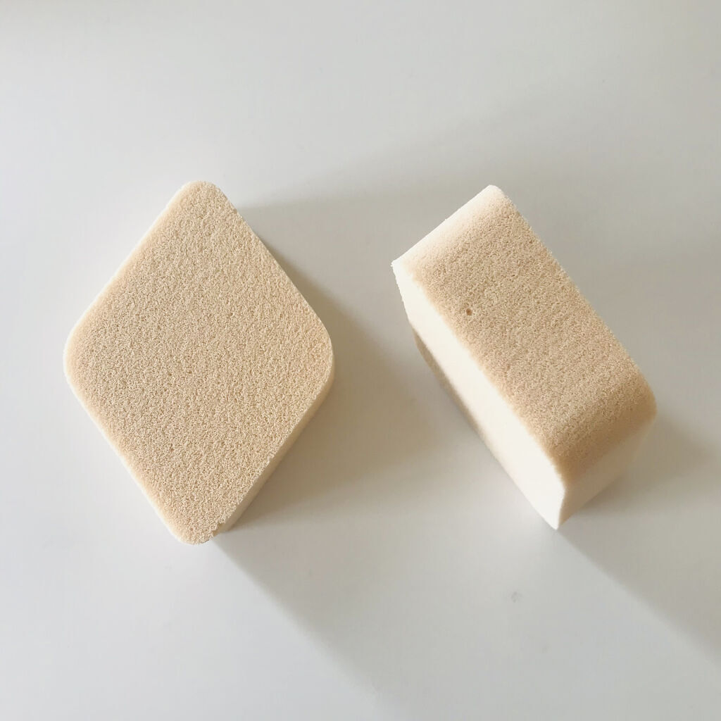 バリュースポンジ ダイヤ型 タイプM 6P/ロージーローザ/パフ・スポンジを使ったクチコミ（2枚目）