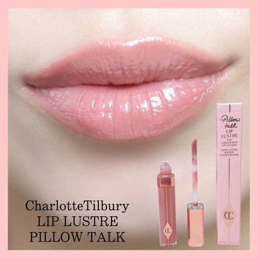 Charlotte Tilbury リュクス カラー リップ ラスター ラッカー グロスのクチコミ「💄 CharlotteTilbury
LIP LUSTRE  PILLOW TALK

鏡で何.....」（2枚目）