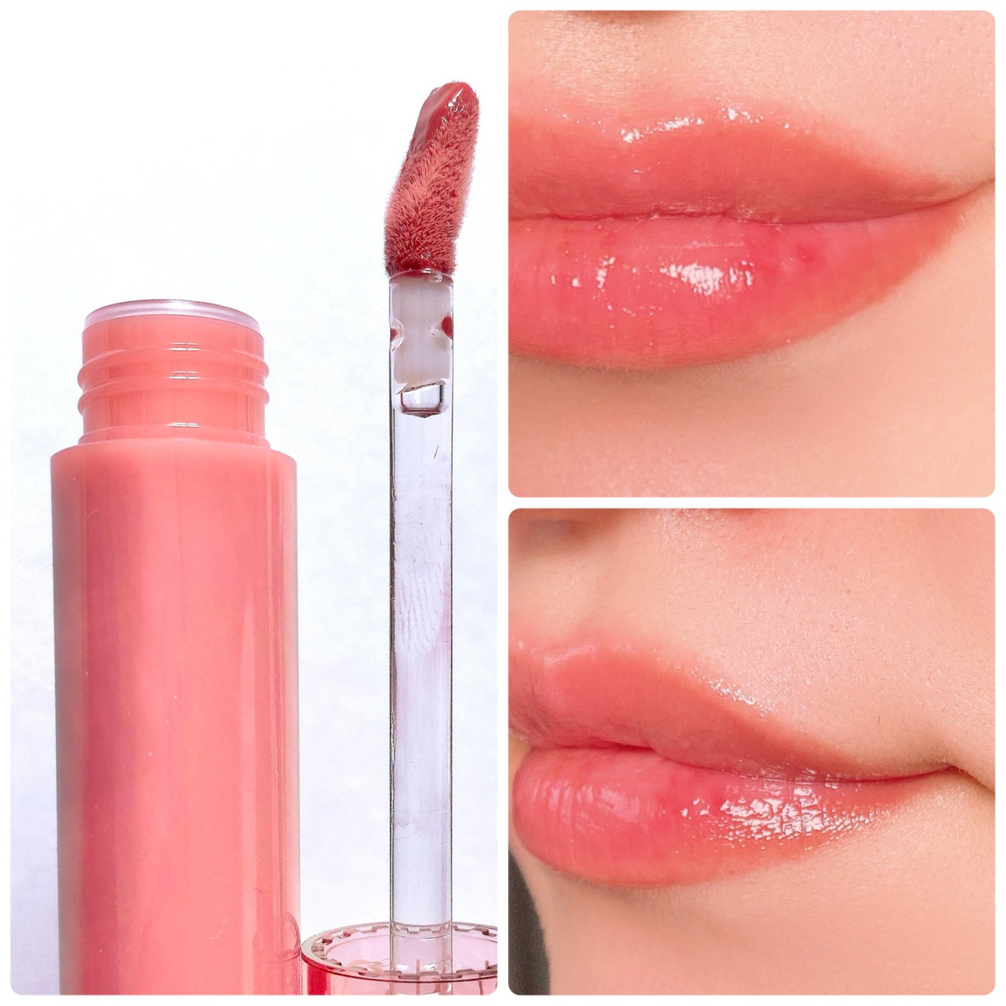 グラスティングカラーグロス/rom&nd/リップグロスを使ったクチコミ(2枚目)