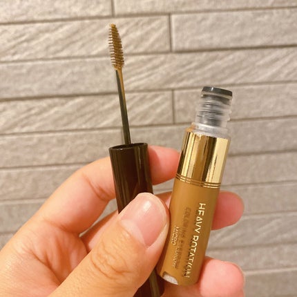 カラーリングアイブロウ マイクロ 04 ナチュラルブラウン/ヘビーローテーション/眉マスカラを使ったクチコミ(2枚目)