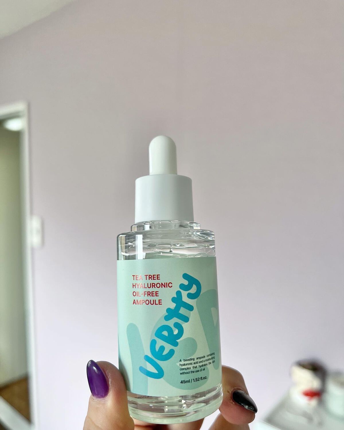 ティーツリーヒアルロン酸オイルフリーアンプル/Vertty/美容液を使ったクチコミ(3枚目)