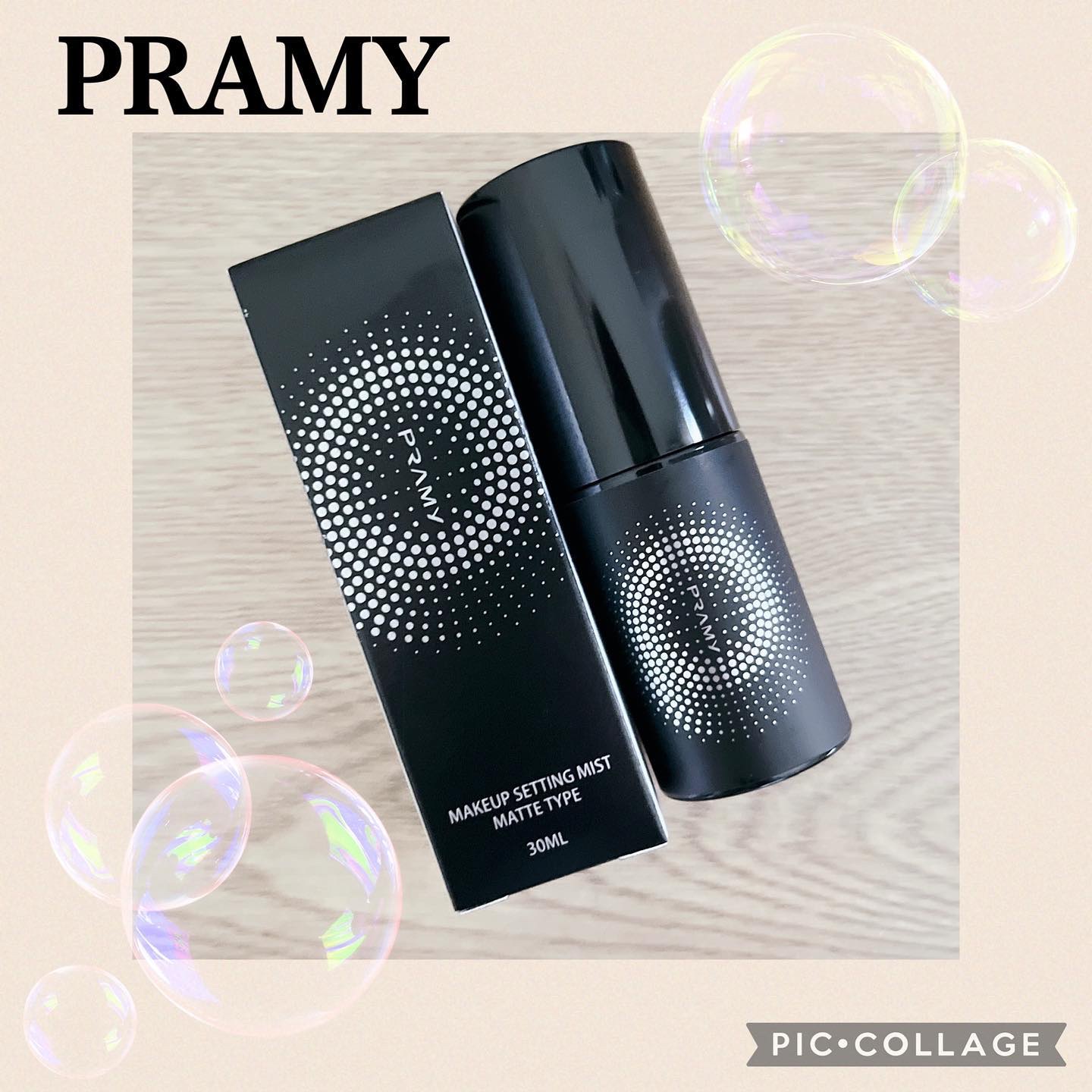 PRAMY メイクアップセッティングミスト モイストタイプ/PRAMY/フィックスミストを使ったクチコミ（1枚目）