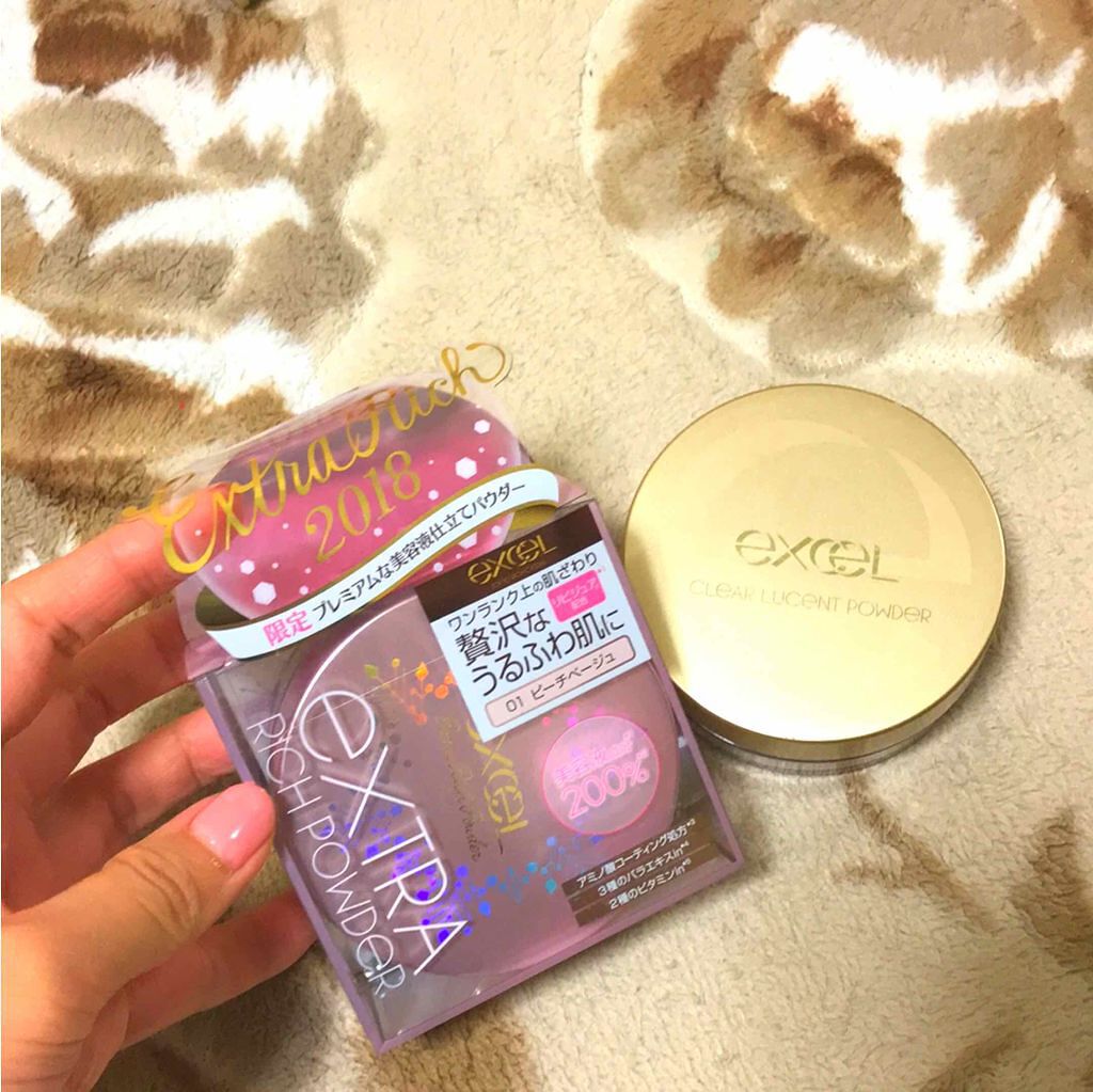 エクストラリッチパウダー/excel/ルースパウダーを使ったクチコミ（1枚目）