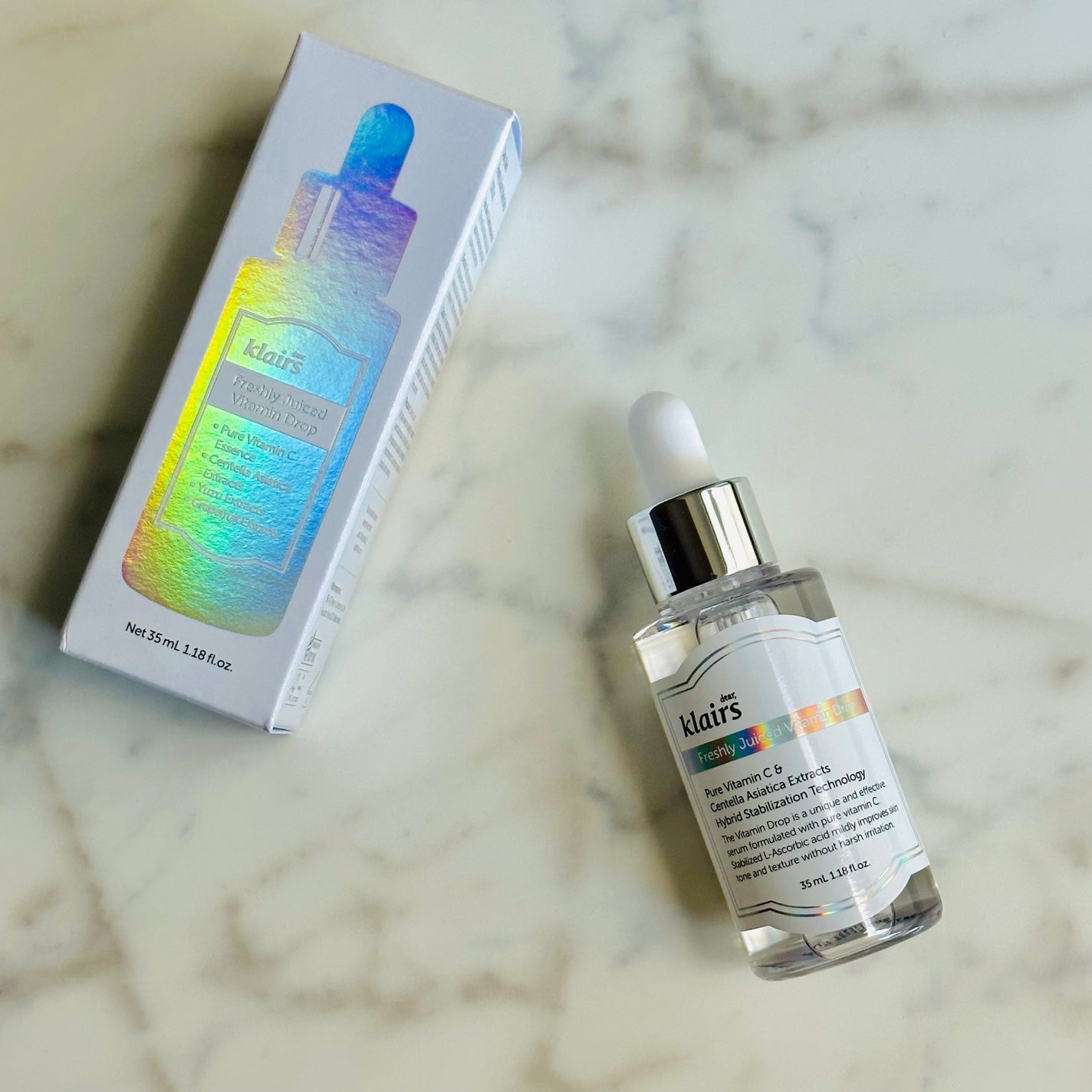 フレッシュリージュースドビタミンドロップ(35ml)/Klairs/美容液を使ったクチコミ(1枚目)
