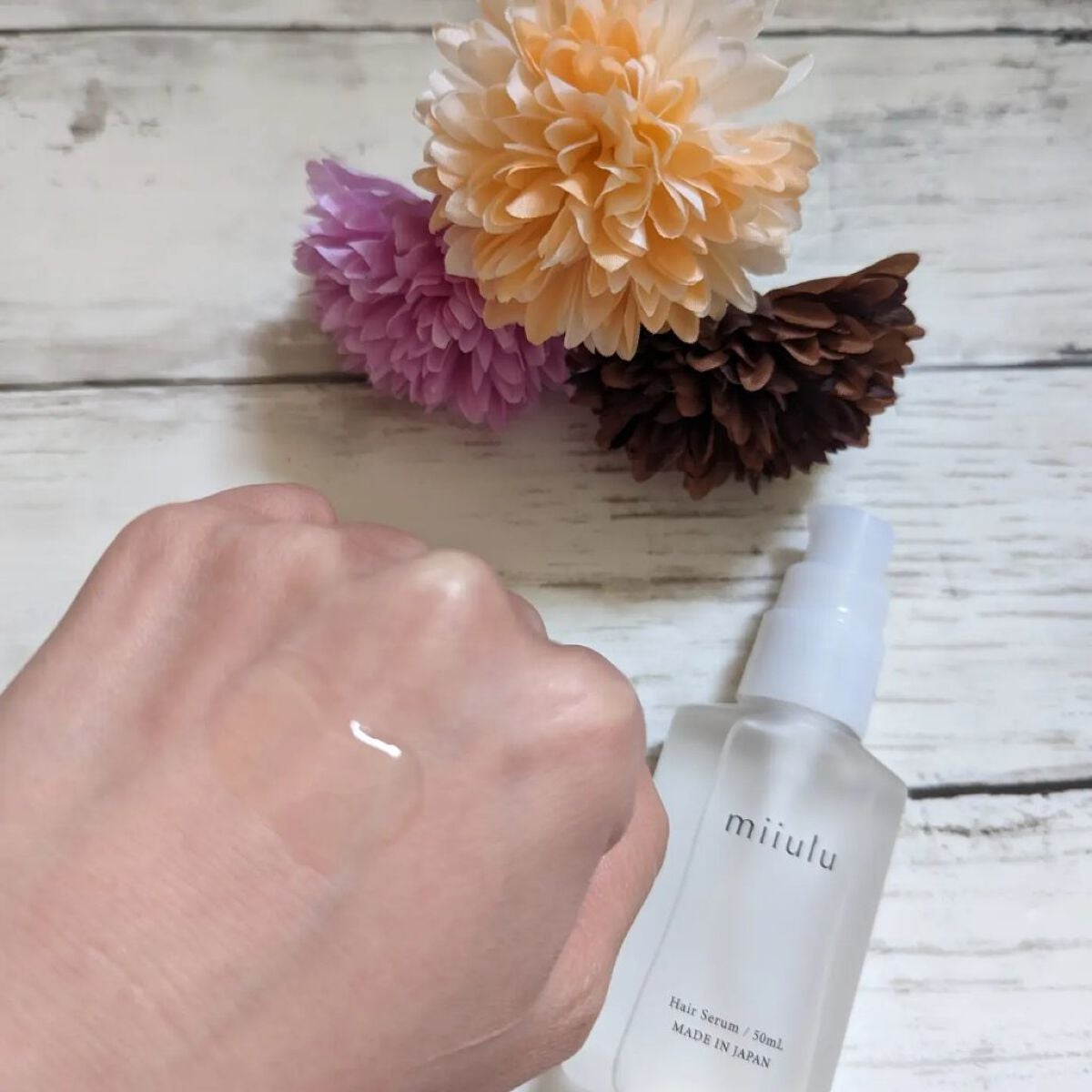 ヘアセラム/miiulu<ミウル>/アウトバストリートメントを使ったクチコミ(2枚目)