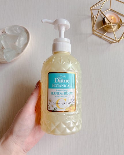 ボタニカル ハンド&ボディソープ シトラス&ホワイトティーの香り/ダイアン/ボディソープを使ったクチコミ(6枚目)