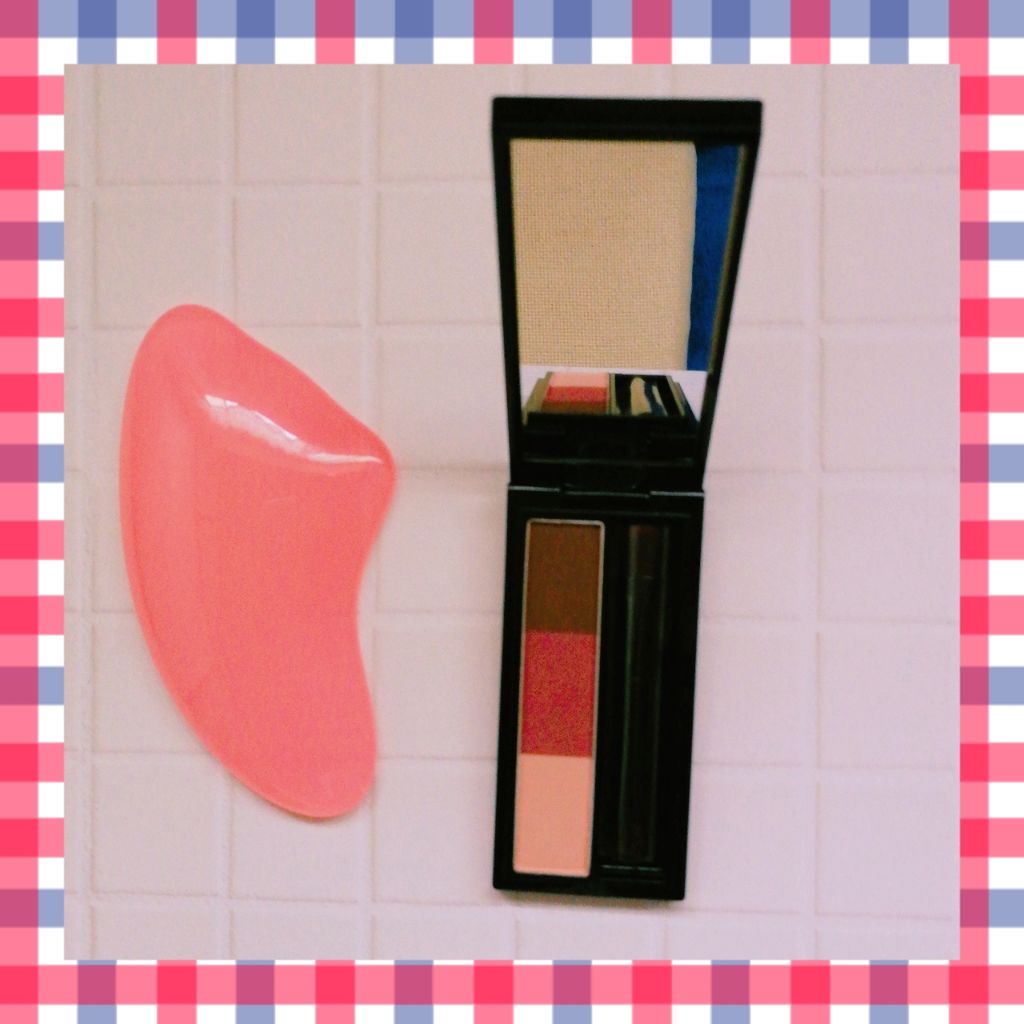 キャンドゥ かっさプレートのクチコミ「これからのシーズンに活躍してくれそうな
お気に入りリップは、

ちふれ リップスティックY74.....」（2枚目）