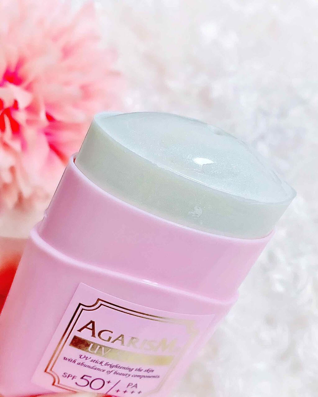 トーンアップUVスティック/AGARISM/日焼け止めスティックを使ったクチコミ(2枚目)