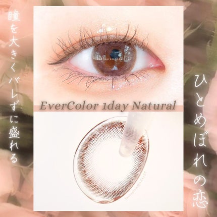 エバーカラーワンデー ナチュラル/エバーカラー/ワンデー(1DAY)カラコンを使ったクチコミ(1枚目)